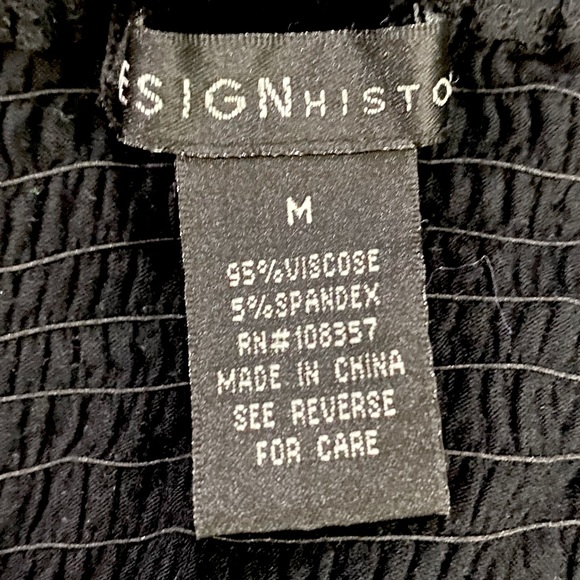 Design History Black Sleeveless Maxi Dress Sz M - Picture 11 of 13